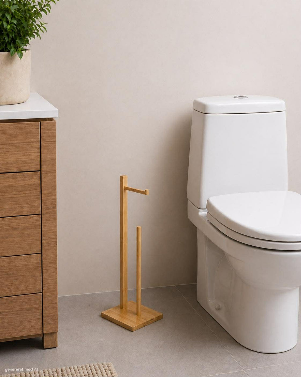 Toalettrullehållare Bambu