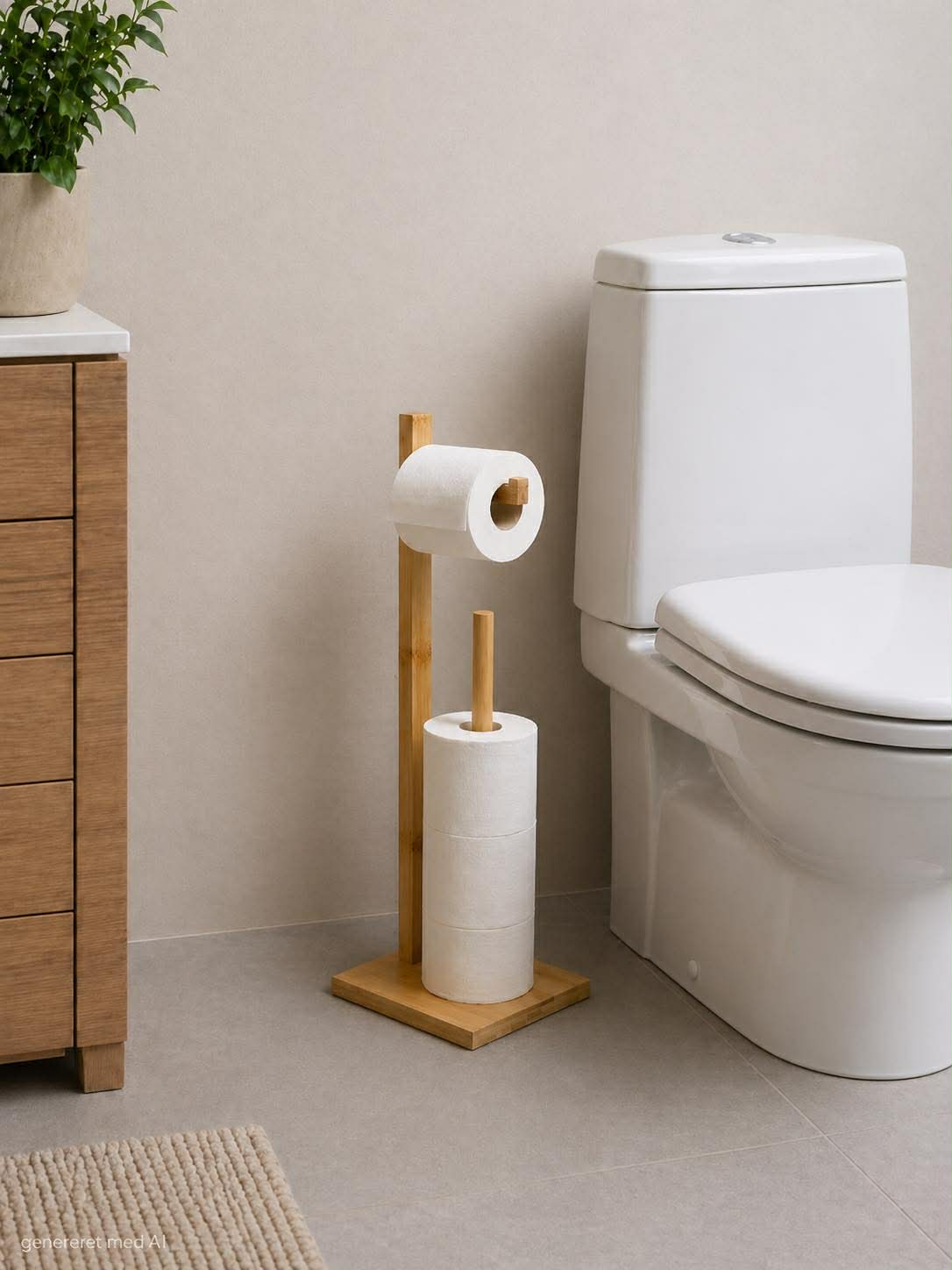 Toalettrullehållare Bambu